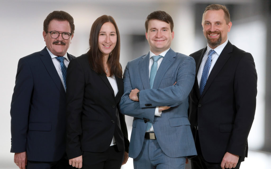 Team Schüssler § Partner: Manfred Schüssler, Nicole Schüssler, Dominik Schüssler, Jürgen Reidelbach
